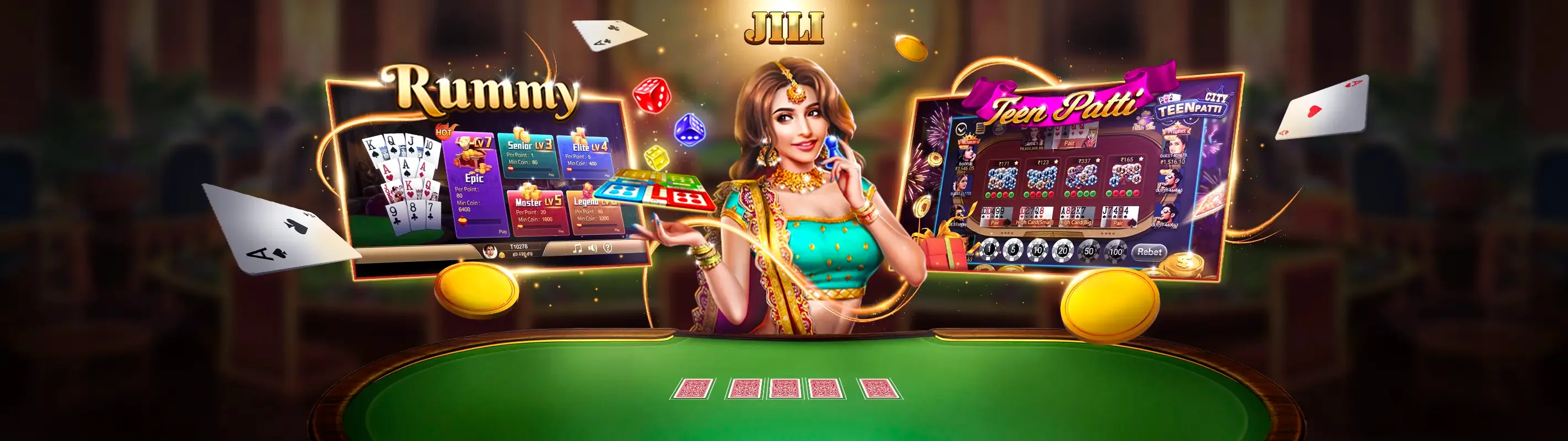 Hình ảnh casino trực tuyến Rồng Hổ 99 với người chia bài thật